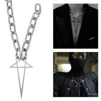 ราคา สร้อยข้อมือแฟชั่นบ้า Pentacle สไตล์ Punk Rock สีเงิน แบบ chunky สำหรับงานปาร์ตี้ (55107411849)