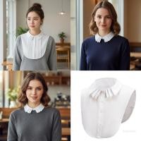 ราคา ปกคอเสื้อสไตล์โคเวอร์ แบบชีฟองเท็จ สามารถถอดได้ (50307823494)
