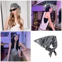 ราคา Crazy Subculture Club Bandana Futurists Headscarf Hairscarf Handmade Headwear (54657407219)