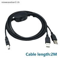 ราคา waveba 2 In 1 USB A To B Male To Male Printer Cable สําหรับ Hp Canon Samsung Printer Splitter สําหรับ Twoputers (53557896154)