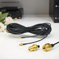 ราคา waveba RP SMA To SMA Extension Cable Male to Female Coaxial Feeder Wire สําหรับเสาอากาศ WiFi เราเตอร์ RG174 การ์ดเครือข่าย (53058209917)