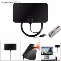 ราคา waveba เสาอากาศทีวี HDTV DVB T2 Flat HD Digital Indoor ขยาย 50 ไมล์ Range TVFox (48658297225)