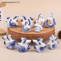 ราคา waveba 1 ชิ้น คู่ปีม้า 2026 Porcelain ม้าหุ่นเซรามิคม้า Miniature Adornment ตกแต่งบ้าน Art Craft Collection ของขวัญ (46357925402)