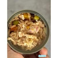 ราคา อกไก่ฉีกในซุปผักสามสี 325g 10กระป๋อง (26224461446)