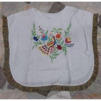 ราคา เสื้อพื้นเมืองคอกลมสีขาวปักลาย (40702351681)
