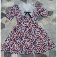 ราคา ชุดมินิเดรสลายดอกไม้แขนตุ๊กตา (43704703977)