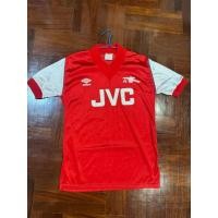 ราคา Super Rare Vintage เสื้อฟุตบอล Arsenal Jersey ยุค Umbro ชุดเหย้า 1982 1984 JVC รุ่นแรก size xs (56601733413)
