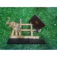 ราคา สินค้ามือ 2 สภาพเยี่ยม Golden Elephant Card ของมงคลเสริมโชคชุบทองแท้จาก Cubic Gems (43323910854)