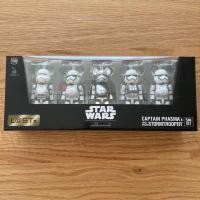 ราคา ของแท้ Set พิเศษ 5 ตัว Medicom Bearbrick 100 พวงกุญแจ Star Wars Captain Phasma (20955784552)
