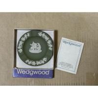 ราคา จาน Wedgwood Jasperware สีเขียวขี้ม้าหายาก ของแท้ พร้อมกล่อง (51200323393)