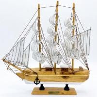 ราคา เรือสำเภา เรือสำเภาตกแต่ง โมเดลเรือสำเภา เรือสำเภาไม้ตกแต่ง เรือสำเภาจำลอง รุ่น 33 cm (48658317253)