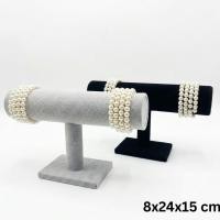 ราคา แท่นวางกำไล แท่นโชว์เครื่องประดับ แท่นแขวนสร้อยคอมือ กำมะหยี่ สินค้าพร้อมส่ง (48658767948)
