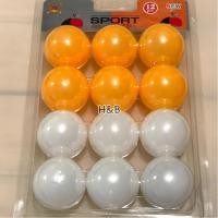 ราคา ลูกปิงปอง 12ลูก ลูกปิงปอง สีส้ม สีขาว ปิงปอง บอลพลาสติก สินค้า พร้อม ส่ง (24461136448)