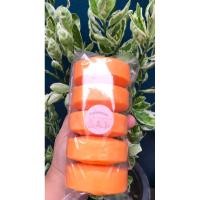 ราคา สบู่ส้มแครอทสูตร สบู่น้ำมันมะพร้าว ก้อนใหญ่ๆแพ็คละ 5 ก้อน (28608496127)