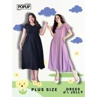 ราคา POP UP เดรสทรงเจ้าหญิง คอวี ผ้ายืด ทรงสวย ใส่ได้หลายโอกาส สาวอวบใส่ได้ (24135979153)