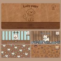 ราคา แผ่นรองเมาส์เกมมิ่ง XL 80x30cm XXL 90x40cm ลาย Lucky puppy หมาสุนัขน่ารัก กันลื่น กันน้ำ ขอบเย็บแน่น สำหรับเกมเมอร์ PC Laptop Gaming Mouse Pad XL XXL Desk Mat Anti Slip Waterproof (28129601996)
