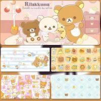ราคา แผ่นรองเมาส์เกมมิ่ง XL 80x30cm XXL 90x40cm ลาย Rilakkuma น่ารัก กันลื่น กันน้ำ ขอบเย็บแน่น สำหรับเกมเมอร์ PC Laptop Gaming Mouse Pad XL XXL Desk Mat Anti Slip Waterproof (27226813339)