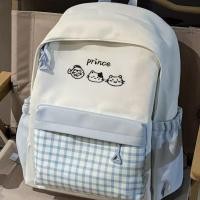 ราคา กระเป๋าเป้สะพายหลังลายสก็อต สไตล์วิทยาลัย น่ารัก ใช้ได้ทั้งการเดินทางและการเรียน (57657250498)