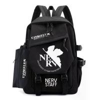 ราคา Neon Genesis Evangelion NERV Staff Backpack พร้อมช่องใส่แล็ปท็อปและดินสอ กระเป๋านักเรียนความจุขนาดใหญ่ (53557017165)
