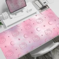 ราคา แผ่นรองเมาส์ Hello Kitty สีชมพู พิมพ์ HD แผ่นรองเมาส์กันน้ํา Seaming ขนาดใหญ่แผ่นรองเมาส์สําหรับเล่นเกมกันลื่น (43772430051)