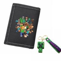 ราคา Minecraft Wallet Cartoon Creeper Little Black Short Teen Boy Multi card Wallet กระเป๋าใส่เหรียญเด็ก (41251419046)