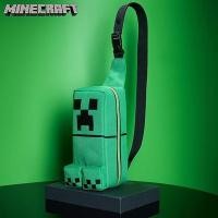 ราคา กระเป๋า Messenger Minecraft Creeper สีเทา สำหรับนักเรียนและใช้งานประจำวัน (57907792008)