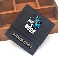 ราคา Minecraft Trifold Wallets Velcro กระเป๋าสตางค์ส่วนบุคคลความจุขนาดใหญ่นักเรียนการ์ตูนเกมอุปกรณ์ต่อพ่วงกระเป๋าใส่เหรียญ (29423477885)