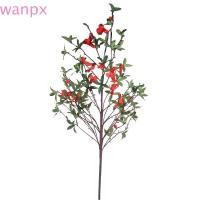ราคา WANPX ดอกไม้ทับทิมประดิษฐ์ 85 ซม จริง Touch กิ่งดอกไม้ทับทิม อุปกรณ์ถ่ายภาพ Elegant สมจริง Handmade ดอกไม้ปลอมงานแต่งงานตกแต่ง (57453269411)