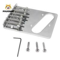 ราคา 6 Strings Saddle Top Loader Bridge for Tele Telecaster Style Guitar Ready Stock (9170295637)