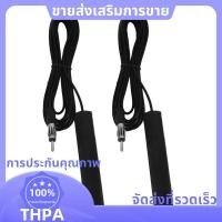ราคา 2X ANT 309 เสาอากาศวิทยุรถยนต์ Universal รถเสาอากาศวิทยุ FM Patch วิทยุสีดําเสาอากาศเครื่องขยายเสียง Aerial 85 112M paudnefth (56107460231)