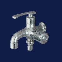 ราคา XS22304 สแตนเลสแปรง 1in 2 out Double Bibcock สวนกลางแจ้งเครื่องซักผ้า Mop Tap Thread G1 2 Wall Mount (48057280128)