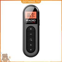 ราคา มินิพ็อกเก็ตวิทยุ เอฟเอ็ม เครื่องรับวิทยุแบบพกพาแบบชาร์จไฟได้พร้อมคลิปแสดงผล จอแอลซีดี แบ็คไลท์วิทยุขนาดเล็กสําหรับการประชุมกีฬ (47106103473)