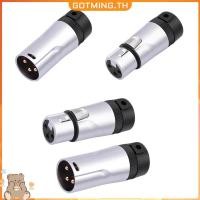 ราคา ปลั๊กเสียง XLR 3 PIN XLR Ends อะแดปเตอร์บัดกรีไมโครโฟน XLR ขนาดกะทัดรัดชาย หญิง (56856418028)