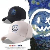 ราคา Van Gogh x Devil Smile Cap Unisex Street Style Hat หมวกแก๊ปวินเทจ ลายหน้ายิ้มปีศาจ สไตล์แฟชั่นใส่ได้ทั้งชายหญิงฤดูร้ (48058856472)