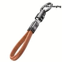 ราคา สายชาร์จพวงกุญแจ 240W PD3 1 Type C ถึง Type C ชาร์จเร็ว เหมาะสําหรับ iPhone 15 Samsung Huawei แล็ปท็อป MacBook Air MacBook Pro 2 สี (52508188044)