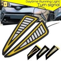 ราคา DB รถ LED แถบกันชน COB ไฟวิ่งกลางวันไฟเลี้ยวสีเหลือง DayLight DRL TH (46005181336)