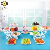 ราคา DB 1 2 ชิ้นเค้กจาน Cupcake Snas แผ่นสามชั้นตะกร้าผลไม้สร้างสรรค์ TH (54658375220)