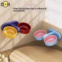 ราคา DB สัตว์เลี้ยงเท้าสูงชามคู่ปรับความสูง Suer Pet Feeder Anti spill ติดผนังหมุนได้มุมยกสูงสัตว์เลี้ยง Feeder ชาม TH (57958750245)