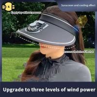 ราคา DB พัดลมระบายความร้อนระบายอากาศ พัดลมหมวก Sun Visor หมวกหมวกตกปลา Cooling Peaked หมวกหมวกชาร์จ Usb พัดลมหมวกสําหรับเล่นกีฬา Sunhat TH (50558569344)