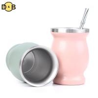 ราคา DB Yerba Mate Cup 304 Stainless Steel 8oz Argentine Yerba Mate Gourd With illas TH (57056856882)