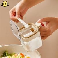 ราคา DB แก้วขวดปรุงรสพร้อมช้อนชามน้ําตาลเกลือ Shaker พริกไทยเครื่องเทศคอนเทนเนอร์ครัวเครื่องมืออุปกรณ์จัดเก็บกล่องเครื่องเทศ TH (52708165045)