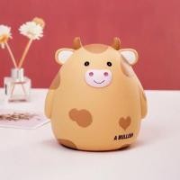 ราคา 2026 ใหม่น่ารักการ์ตูนลูกวัวเรซิ่นเครื่องประดับเด็กสัตว์เลี้ยงกระปุกออมสินตกแต่งบ้านของขวัญเด็กเหรียญธนาคารอุปกรณ์เสร (56208945806)