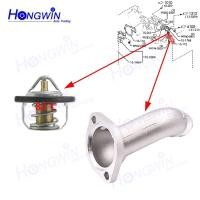 ราคา WL5115172B 17670 65D ชุด Coolant อลูมิเนียม Thermostat Housing Thermostat Fit Ford Ranger 2006 2011 Everest 2007 2014 Mazda BT 50 2006 11 (56808089830)