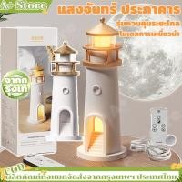 ราคา แสงจันทร์ ประภาคาร บรรยากาศ แสงจันทร์ ห้องนอนพระจันทร์ ไฟฉายข้างเตียง คนมาจุดไฟ แสงเซ็นเซอร์ (41950200247)