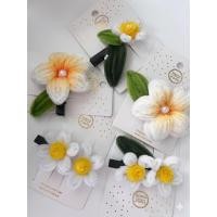 ราคา กิ๊บติดผมดอกไม้ ลวดกำมะหยี่ ดอกเดซี่ ลีลาวดี งาน Handmade สไตล์เกาหลี ของขวัญน่ารัก มินิมอล (48958481626)