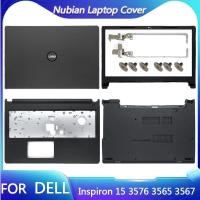 ราคา ใหม่ Dell สําหรับ 3565 3567 Series แล็ปท็อปปกหลัง LCD ด้านหน้า Palmrest บานพับ ด้านล่างกรณี Inspiron 15 3576 pxa3 (58156935703)