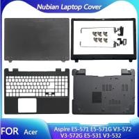 ราคา Aspire สําหรับ E5 571 Acer E5 571G V3 572 V3 572G E5 531 V3 532 แล็ปท็อปใหม่ปกหลัง LCD แผงด้านหน้า Palm Rest ด้านล่าง pxa3 (55356935721)
