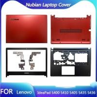 ราคา แล็ปท็อป LCD เปลี่ยนใหม่ปกหลัง ด้านหน้า Palmrest ด้านล่างสําหรับ Lenovo IdeaPad S400 S410 S405 S435 S436 สีแดง Non Touch pxa3 (54706940586)
