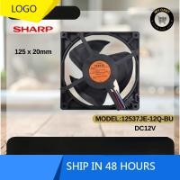 ราคา Kipas Peti Motor Motor SHARP Sejuk ตู้เย็นพัดลมมอเตอร์ 12537JE 12Q BU DC12V SJ 406M SS SJ 366M SS pxa1 (46704623019)