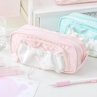 ราคา Drawstring Large Capacity Cdaily ดาวสีครีมสองชั้นกล่องเครื่องเขียนกรณีดินสอถุงเก็บ พิกเซล3 (46156873808)